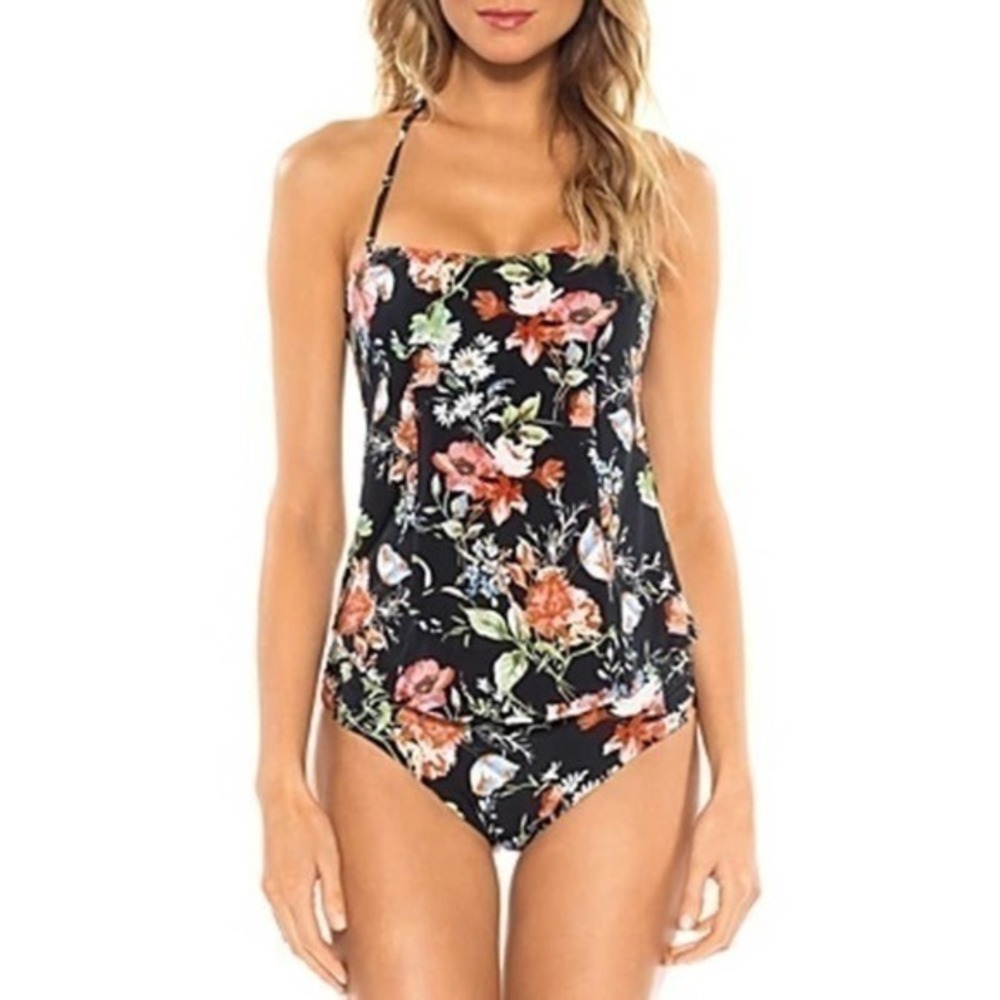 Becca French Valley Floral Print Swim Set